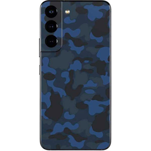 Blue Street Camo Galaxy S22 Skin